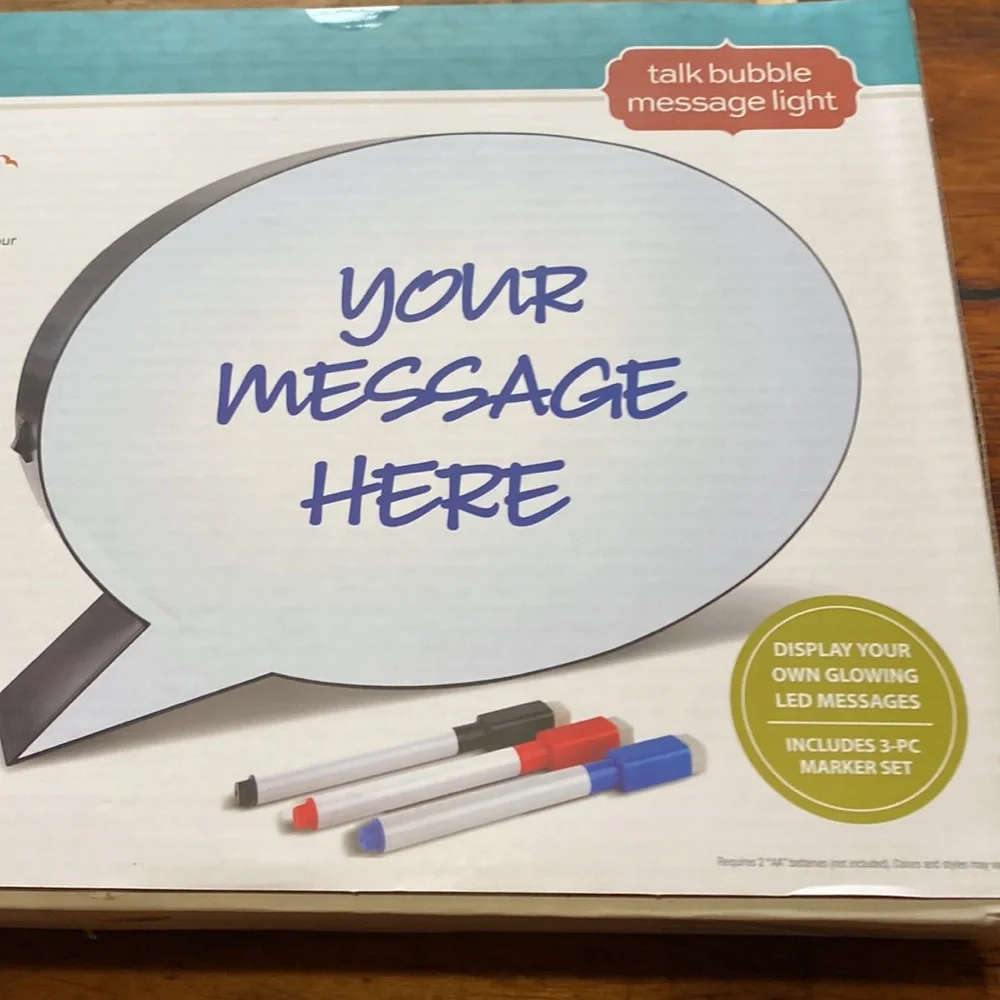 🫧 Retro Talk Bubble Message Light ~ Display Own Glowing LED Messages 💡